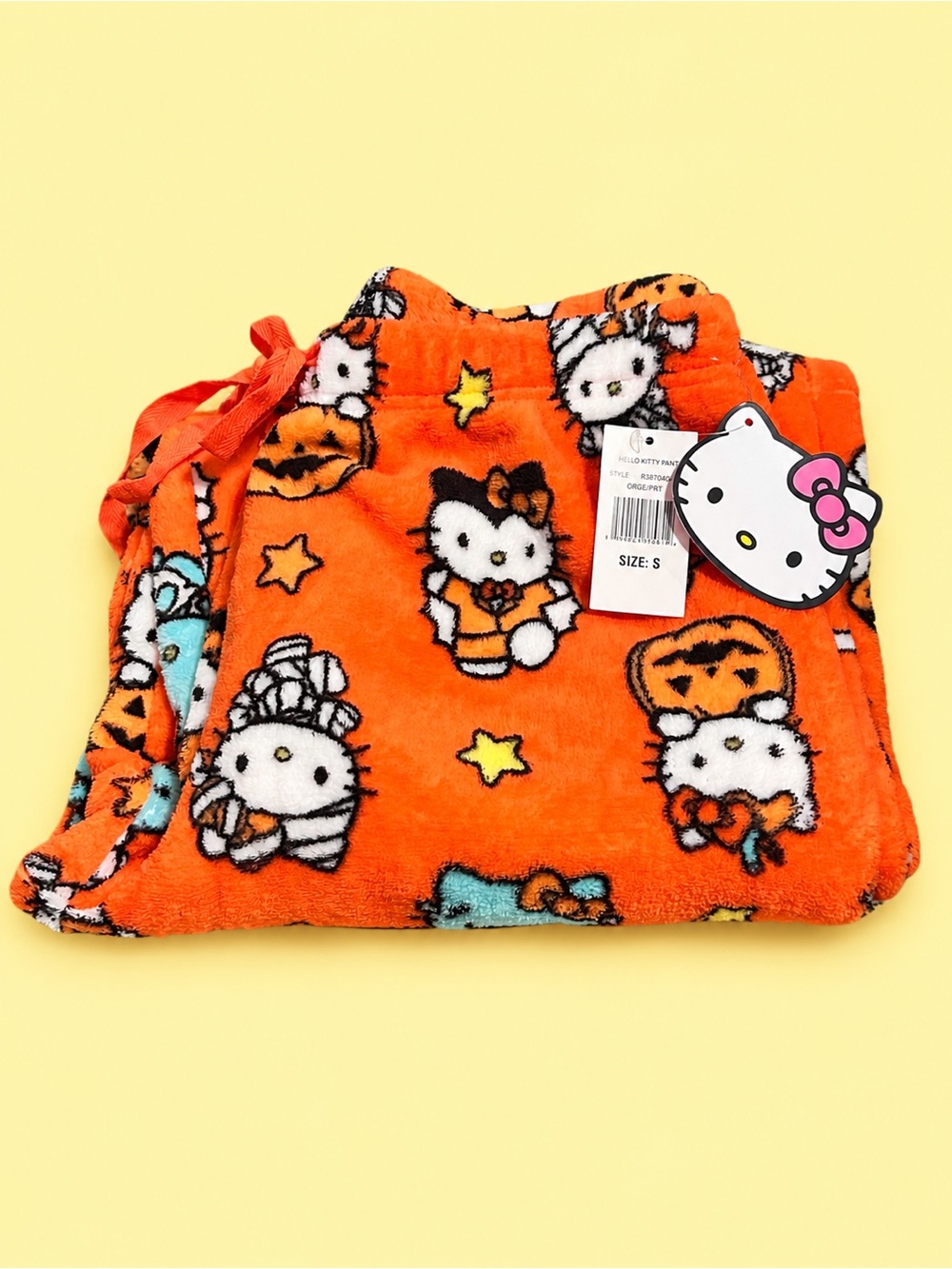 Hello Kitty Halloween Fleece Pajama Bottoms